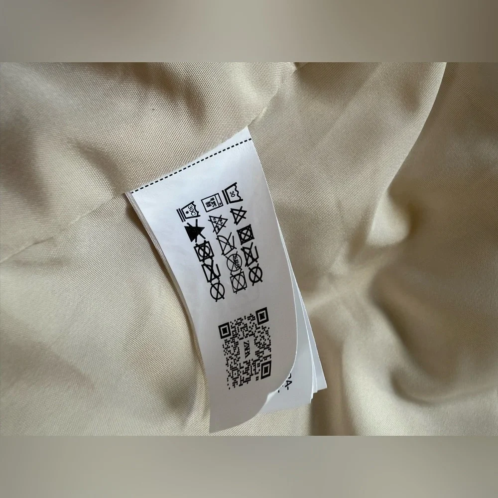 ZARA Girls Faux Fur Vest Cream Color Fall/Winter - size 8-9 - Picture 8 of 9